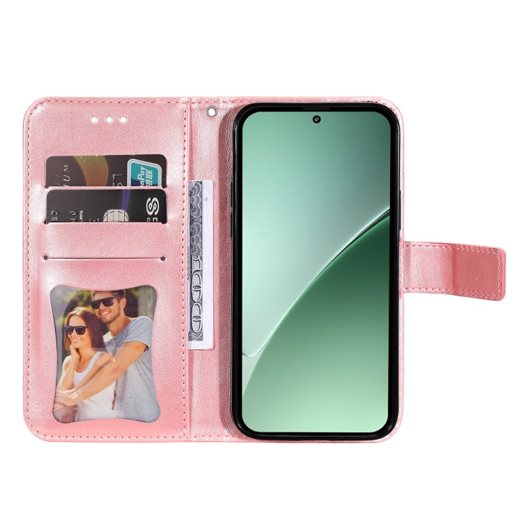 For Xiaomi 15 Pro Seven-petal Flowers Embossing Leather Phone Case