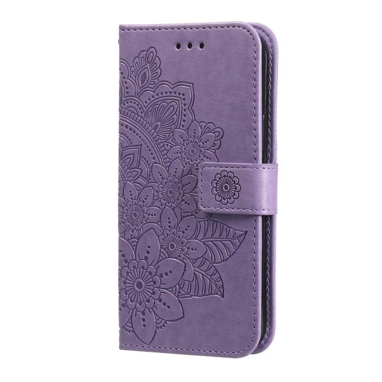 For Xiaomi 15T Pro 5G Seven-petal Flowers Embossing Leather Phone Case