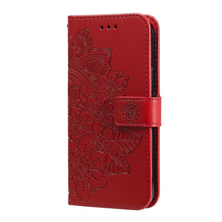 For Xiaomi 15T Pro 5G Seven-petal Flowers Embossing Leather Phone Case
