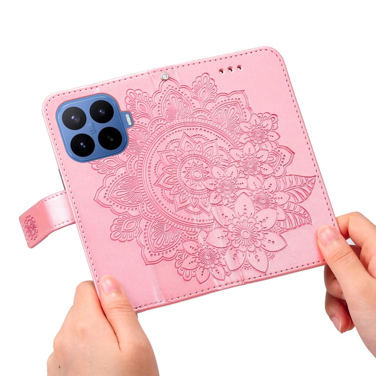 For Xiaomi 17T Pro 5G Seven-petal Flowers Embossing Leather Phone Case