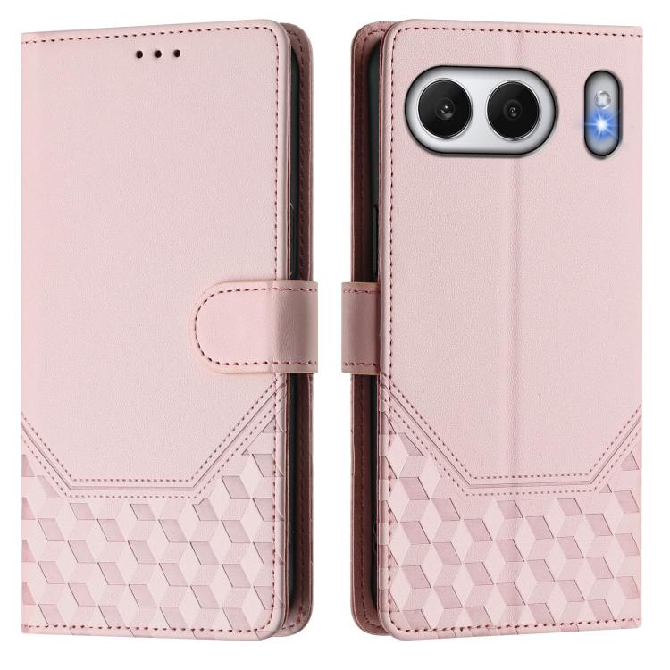 For OnePlus Nord 4 5G Honeycomb Embossing RFID Leather Phone Case