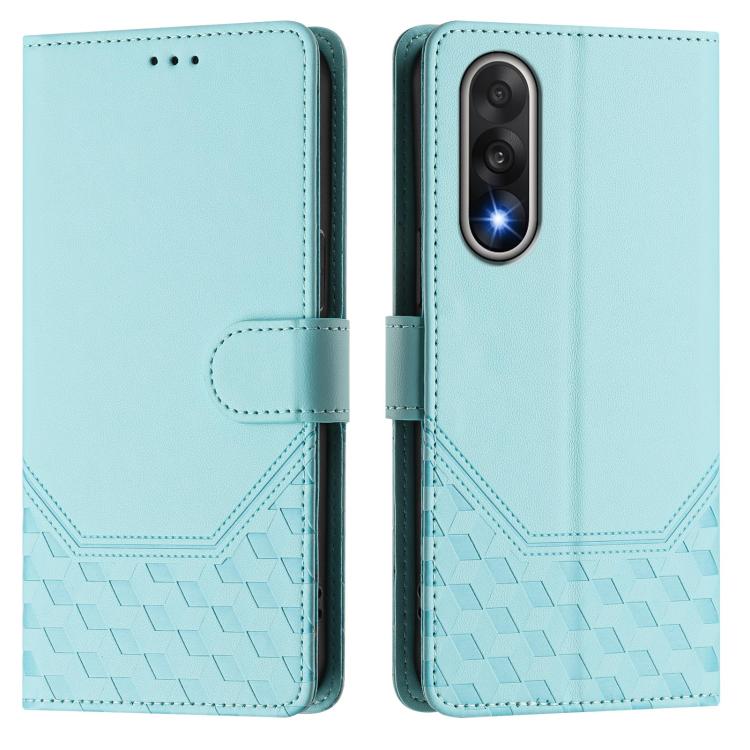 For OnePlus Ace 5 Ultra Honeycomb Embossing RFID Leather Phone Case