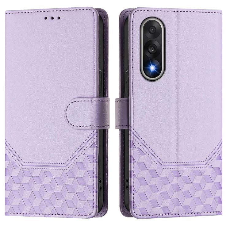 For OnePlus Ace 5 Ultra Honeycomb Embossing RFID Leather Phone Case
