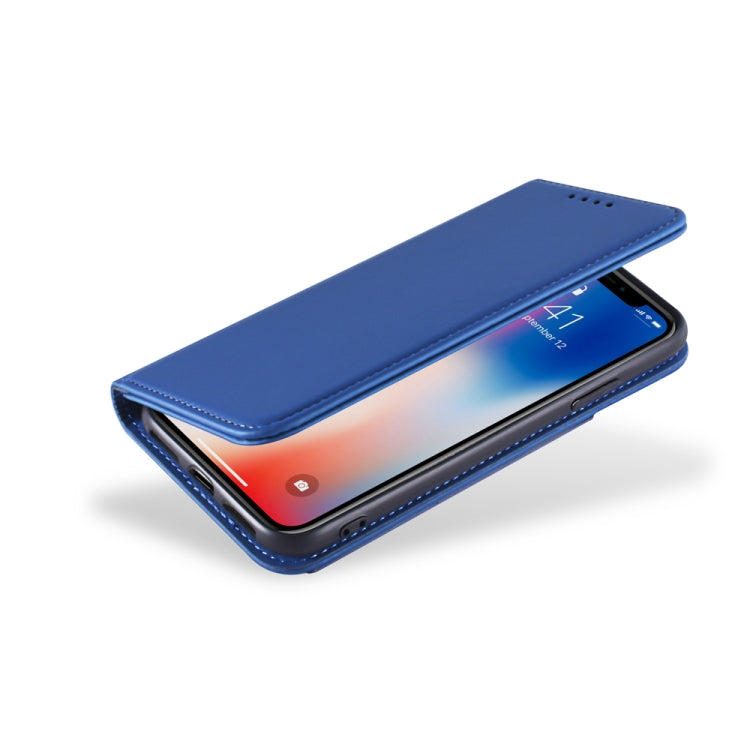 For iPhone X / XS Strong Magnetism Shockproof Horizontal Flip Liquid Feel Leather Case with Holder & Card Slots & Wallet