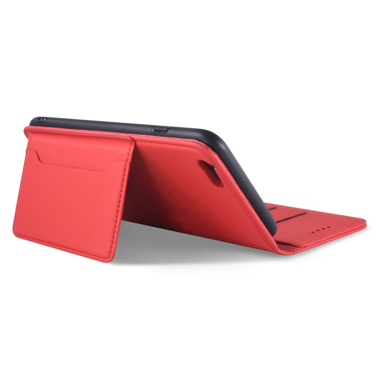 For iPhone 6 / 6s Strong Magnetism Shockproof Horizontal Flip Liquid Feel Leather Case with Holder & Card Slots & Wallet