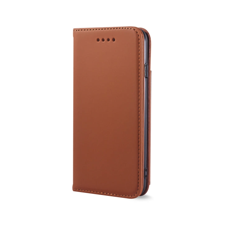 For iPhone 6 / 6s Strong Magnetism Shockproof Horizontal Flip Liquid Feel Leather Case with Holder & Card Slots & Wallet