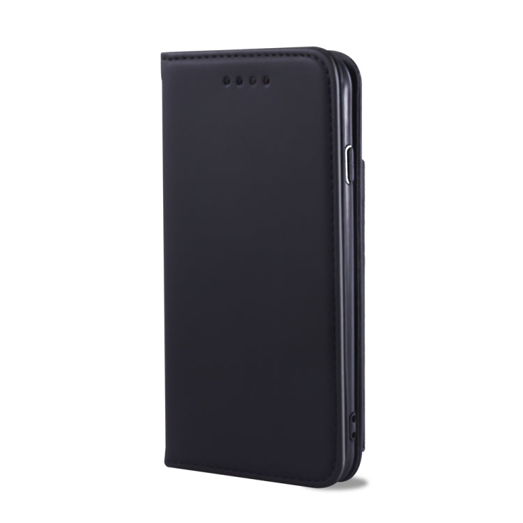 For iPhone SE 2022 / SE 2020 / 8 / 7 Strong Magnetism Shockproof Horizontal Flip Liquid Feel Leather Case with Holder & Card Slots & Wallet