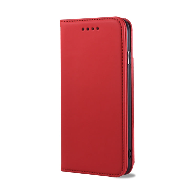 For iPhone SE 2022 / SE 2020 / 8 / 7 Strong Magnetism Shockproof Horizontal Flip Liquid Feel Leather Case with Holder & Card Slots & Wallet