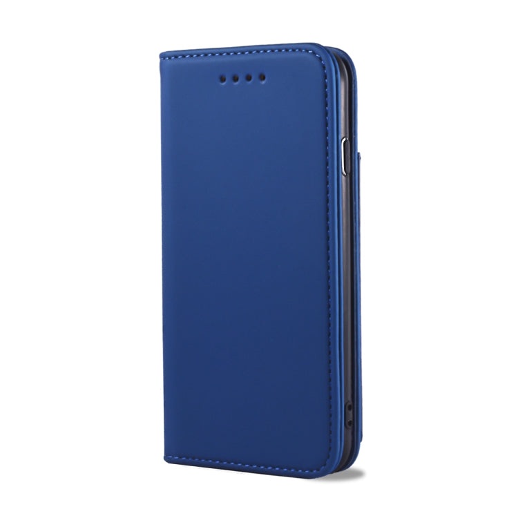 For iPhone SE 2022 / SE 2020 / 8 / 7 Strong Magnetism Shockproof Horizontal Flip Liquid Feel Leather Case with Holder & Card Slots & Wallet