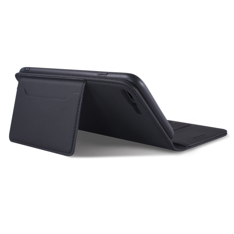 For iPhone 8 Plus / 7 Plus Strong Magnetism Shockproof Horizontal Flip Liquid Feel Leather Case with Holder & Card Slots & Wallet