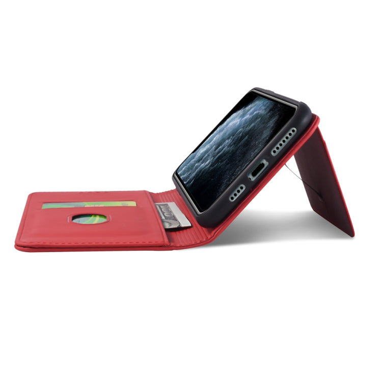 For iPhone 11 Pro Max Strong Magnetism Shockproof Horizontal Flip Liquid Feel Leather Case with Holder & Card Slots & Wallet