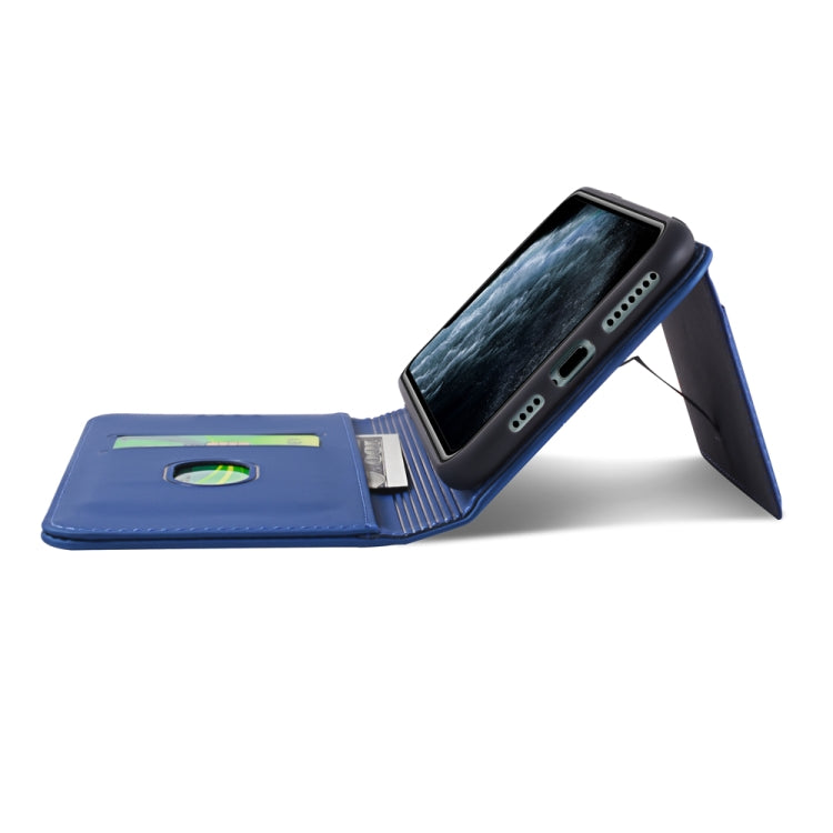 For iPhone 11 Pro Strong Magnetism Shockproof Horizontal Flip Liquid Feel Leather Case with Holder & Card Slots & Wallet