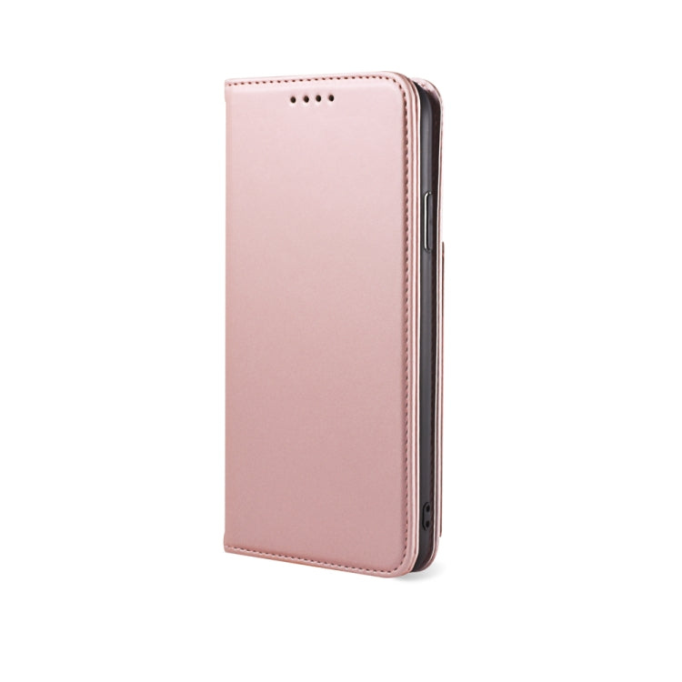 For iPhone 11 Strong Magnetism Shockproof Horizontal Flip Liquid Feel Leather Case with Holder & Card Slots & Wallet