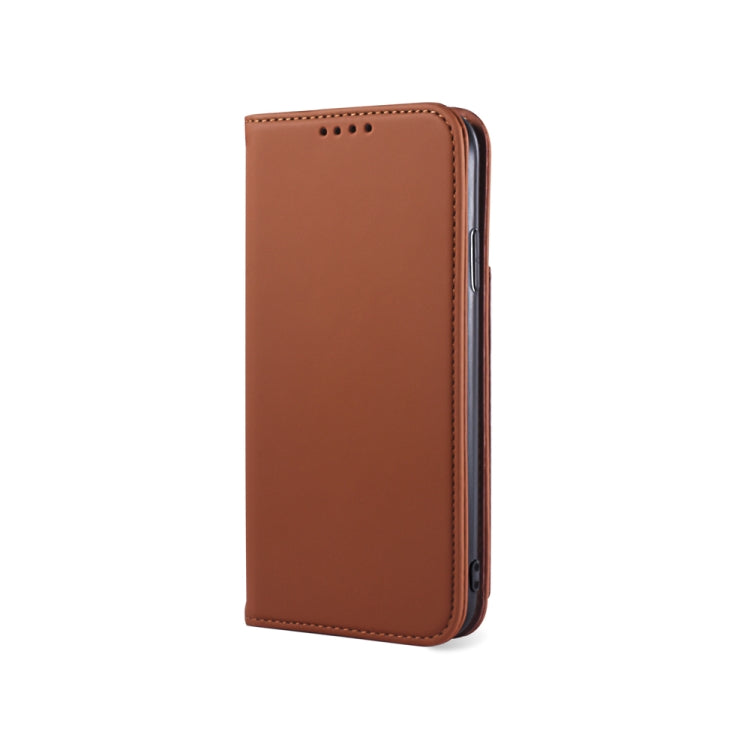 For iPhone XR Strong Magnetism Shockproof Horizontal Flip Liquid Feel Leather Case with Holder & Card Slots & Wallet