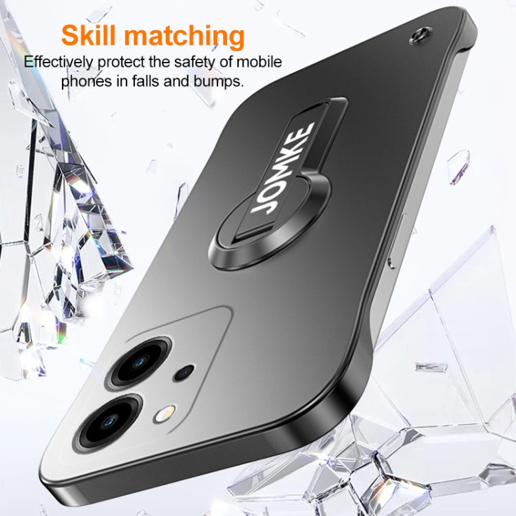 For Honor 80 SE Baking Varnish 360 Rotate Holder No Frame PC Phone Case
