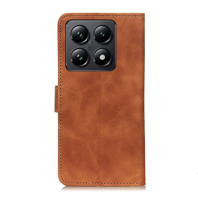 For Xiaomi 14T KHAZNEH Retro Texture Flip Leather Phone Case