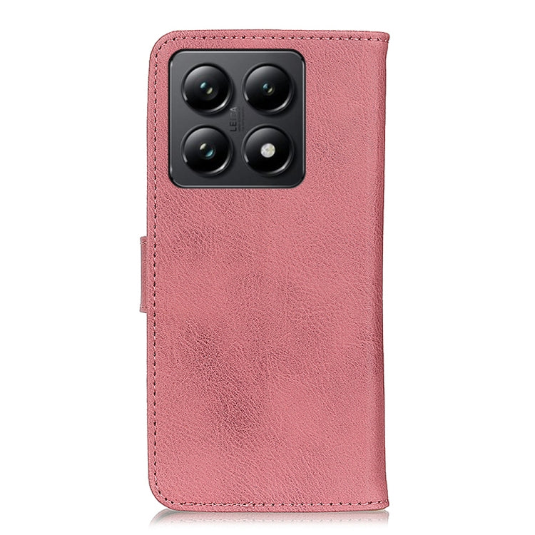 For Xiaomi 14T Pro KHAZNEH Cowhide Texture Horizontal Flip Leather Phone Case