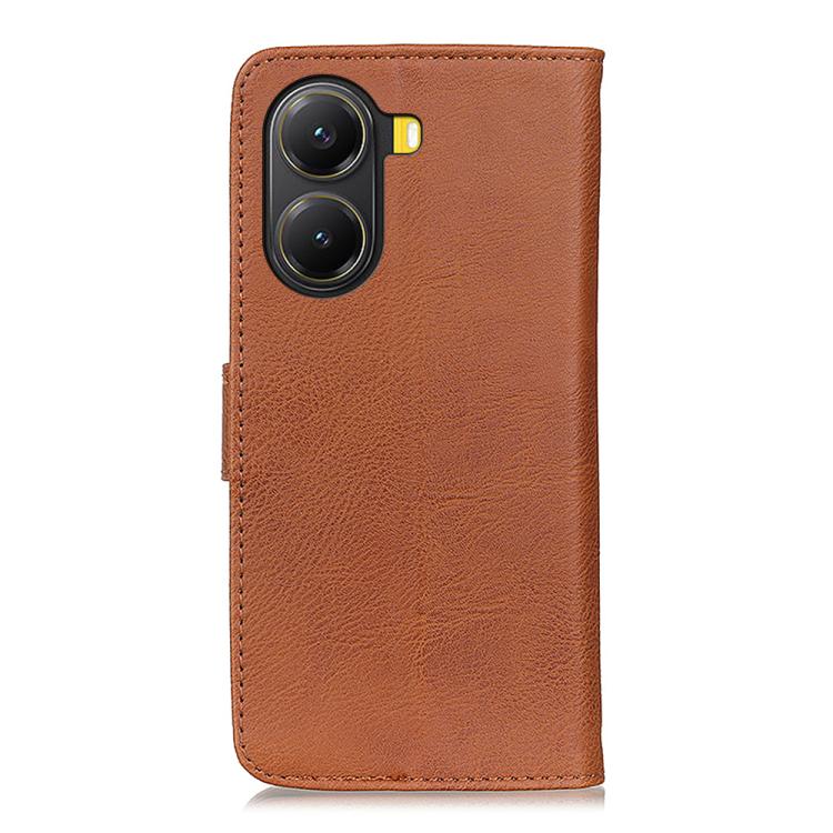 For Xiaomi Poco X7 Pro KHAZNEH Cowhide Texture Horizontal Flip Leather Phone Case