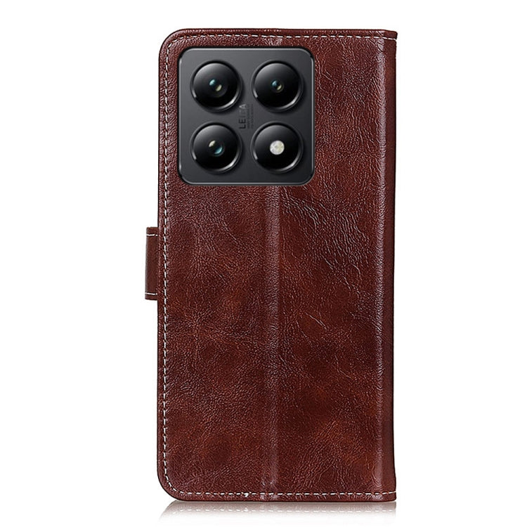 For Xiaomi 14T Pro Retro Crazy Horse Texture Leather Phone Case