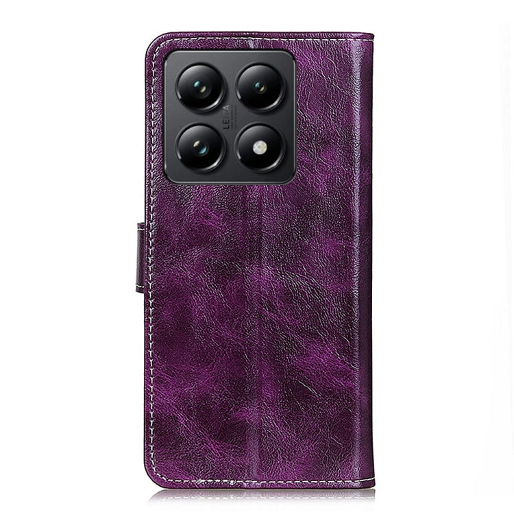 For Xiaomi 14T Pro Retro Crazy Horse Texture Leather Phone Case