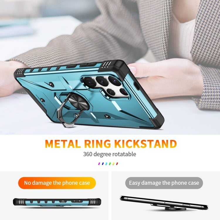 For Samsung Galaxy S24 Ultra 5G Ring Holder Phone Case