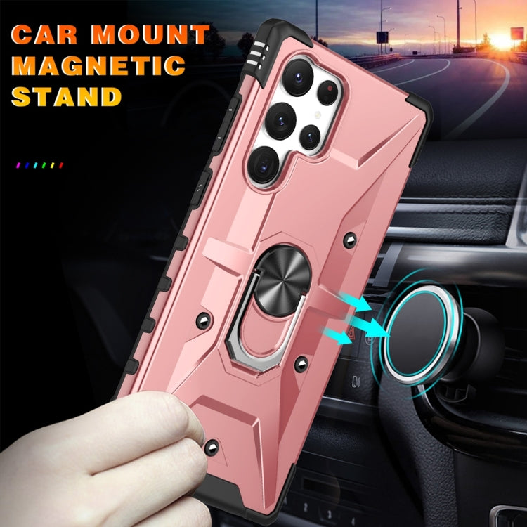 For Samsung Galaxy S24 Ultra 5G Ring Holder Phone Case
