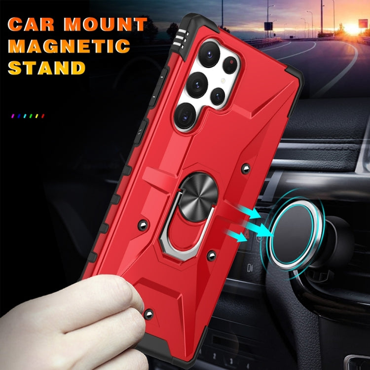 For Samsung Galaxy S24 Ultra 5G Ring Holder Phone Case