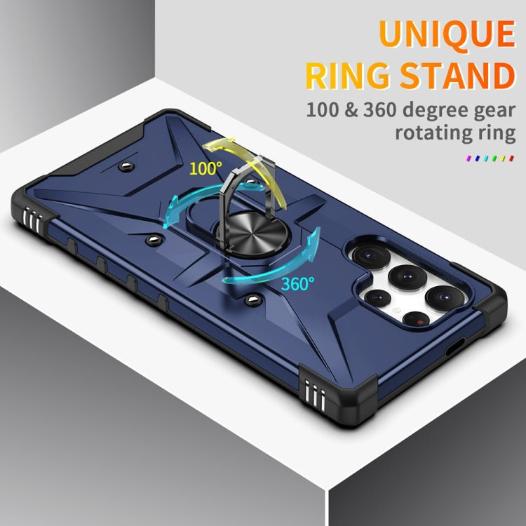 For Samsung Galaxy S24 Ultra 5G Ring Holder Phone Case