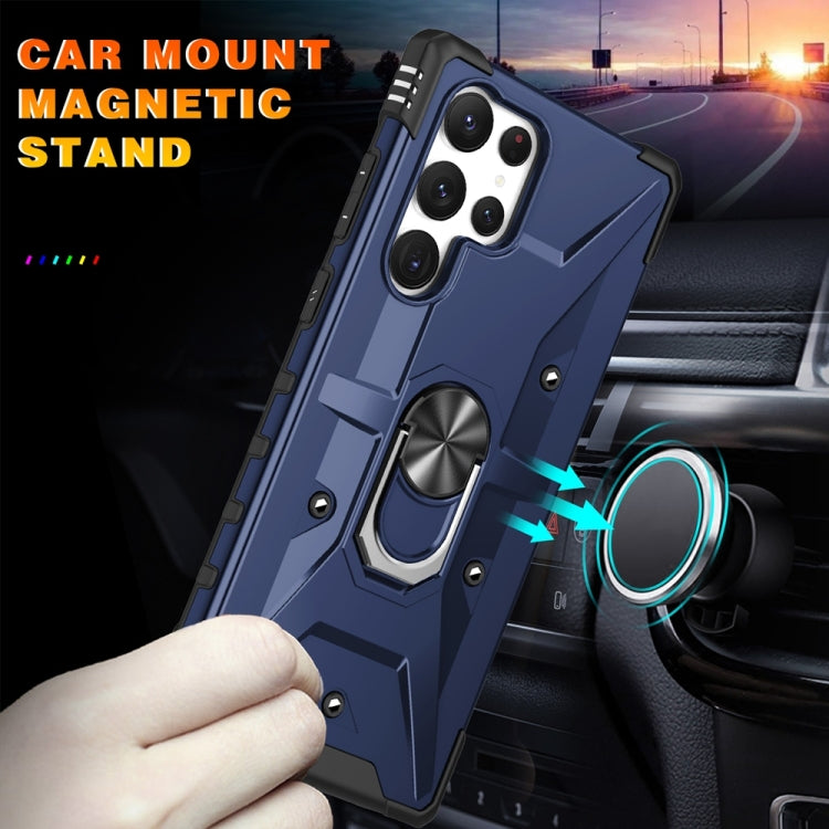 For Samsung Galaxy S24 Ultra 5G Ring Holder Phone Case