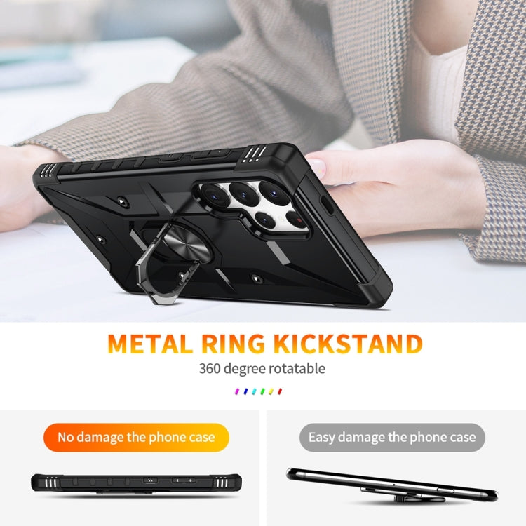 For Samsung Galaxy S24 Ultra 5G Ring Holder Phone Case