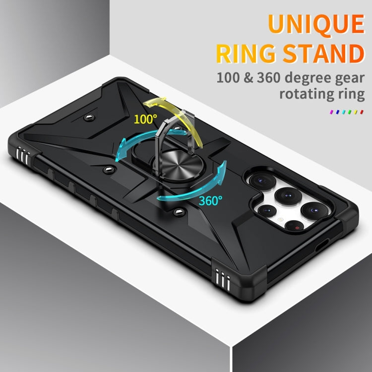For Samsung Galaxy S24 Ultra 5G Ring Holder Phone Case
