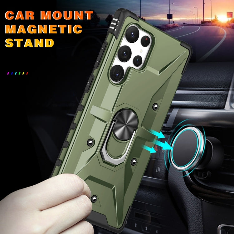 For Samsung Galaxy S24 Ultra 5G Ring Holder Phone Case