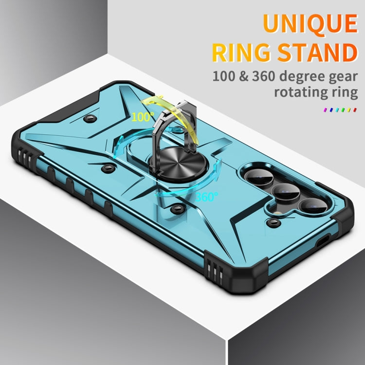 For Samsung Galaxy S24+ 5G Ring Holder Phone Case