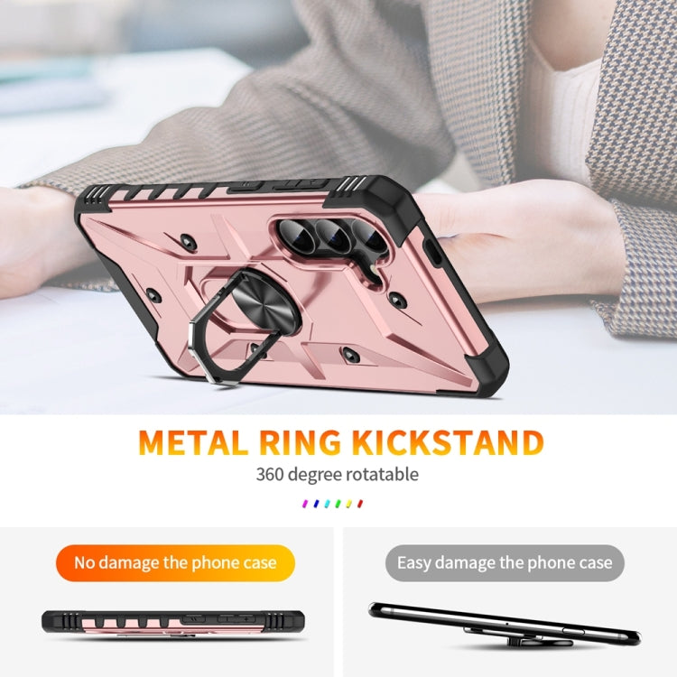 For Samsung Galaxy S24+ 5G Ring Holder Phone Case