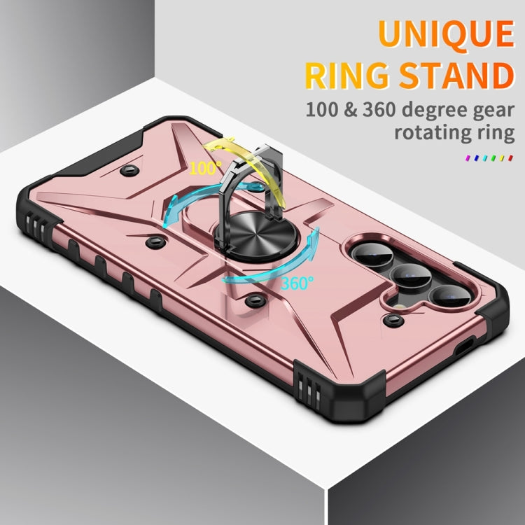 For Samsung Galaxy S24+ 5G Ring Holder Phone Case