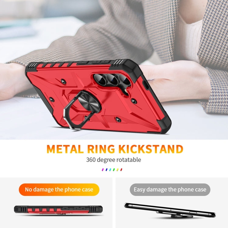 For Samsung Galaxy S24+ 5G Ring Holder Phone Case