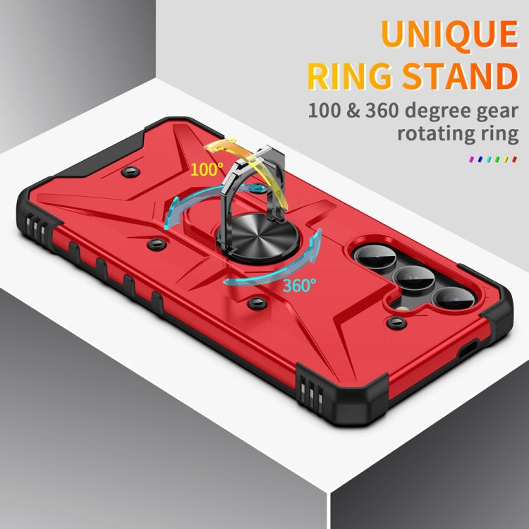 For Samsung Galaxy S24+ 5G Ring Holder Phone Case