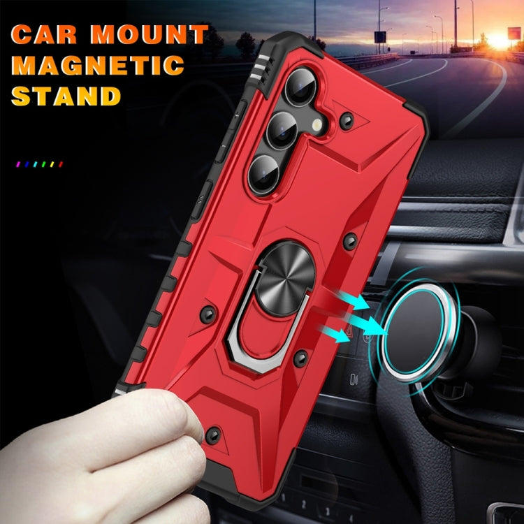For Samsung Galaxy S24+ 5G Ring Holder Phone Case
