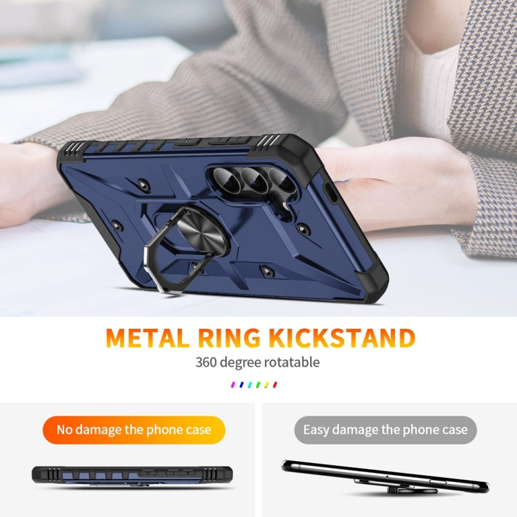 For Samsung Galaxy S24+ 5G Ring Holder Phone Case