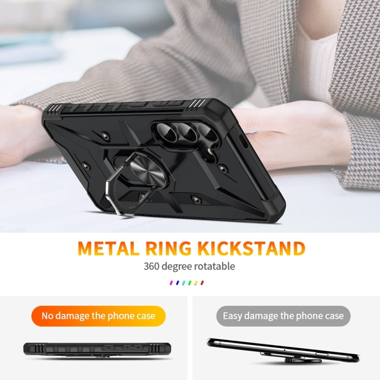 For Samsung Galaxy S24+ 5G Ring Holder Phone Case