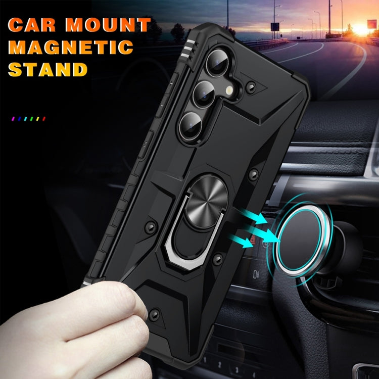 For Samsung Galaxy S24+ 5G Ring Holder Phone Case