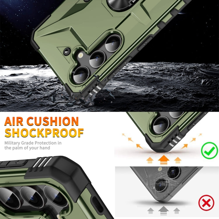 For Samsung Galaxy S24+ 5G Ring Holder Phone Case