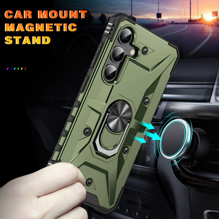 For Samsung Galaxy S24+ 5G Ring Holder Phone Case