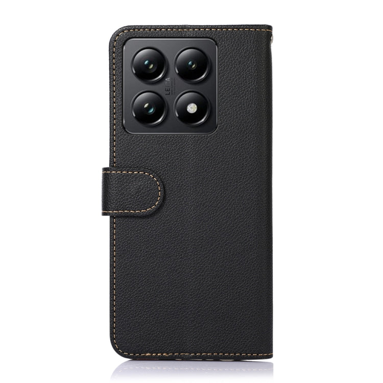 For Xiaomi 14T Pro KHAZNEH Litchi Texture Leather RFID Phone Case