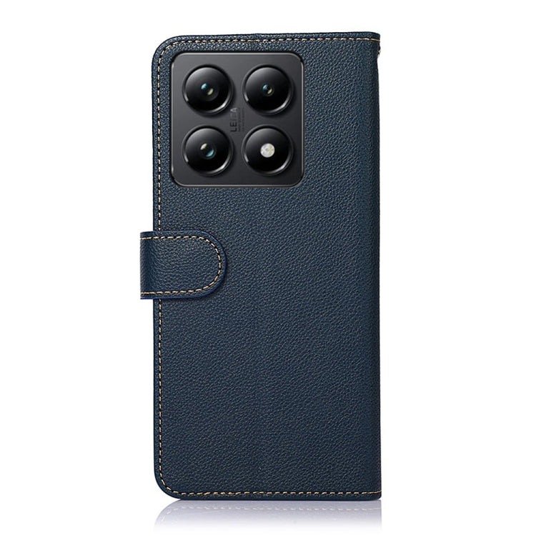 For Xiaomi 14T KHAZNEH Litchi Texture Leather RFID Phone Case