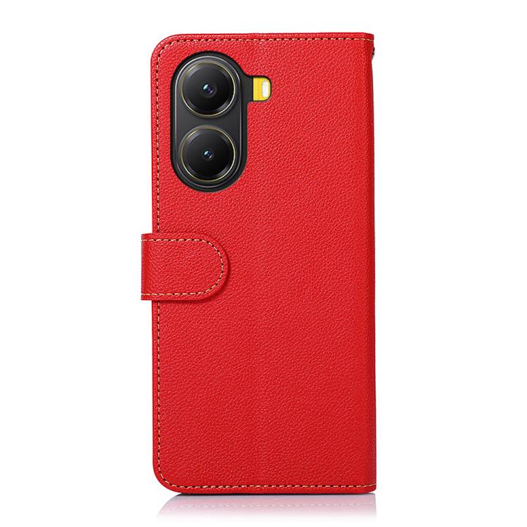 For Xiaomi Poco X7 Pro KHAZNEH Litchi Texture Leather RFID Phone Case