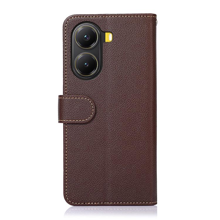 For Xiaomi Poco X7 Pro KHAZNEH Litchi Texture Leather RFID Phone Case