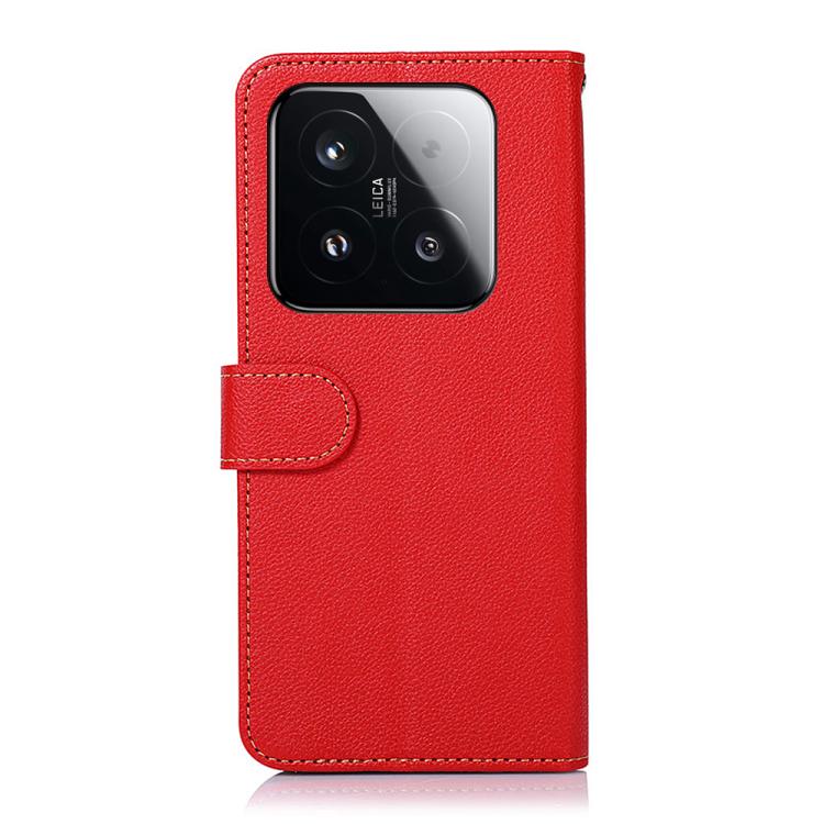 For Xiaomi 15T 5G KHAZNEH Litchi Texture Leather RFID Phone Case