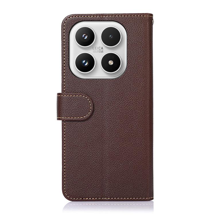 For Xiaomi 17 KHAZNEH Litchi Texture Leather RFID Phone Case