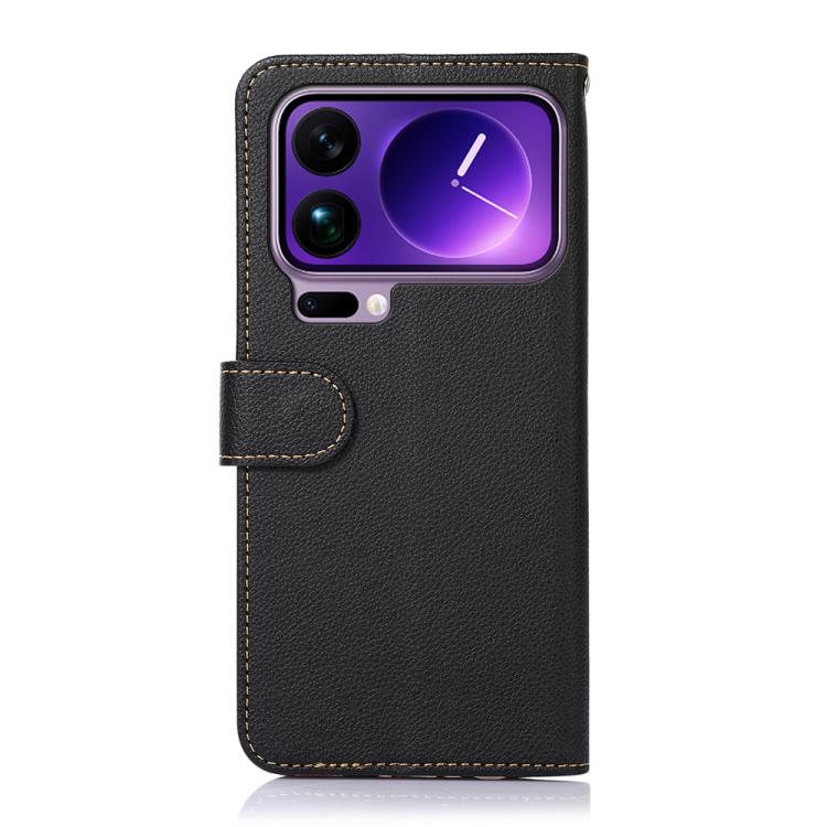 For Xiaomi 17 Pro KHAZNEH Litchi Texture Leather RFID Phone Case